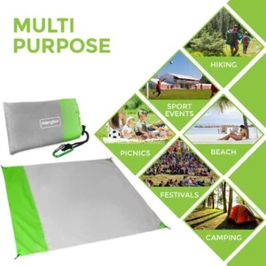 Picnic Mat Pocket Size Waterproof Foldable Beach Blanket Camping 155CM X 140CM - Picture 1 of 12