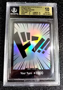 BGS 10 INCONTAMINATO 2023 DON!! ONE PIECE STARTER ULTIMATE DECK TRE CAPITANI G5831 - Foto 1 di 2