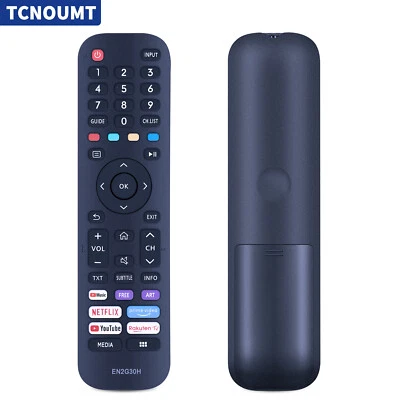 EN2G30H Ersatz Fernbedienung für Hisense TV 43A7100F 55A7500F 43A519EEVS