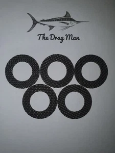 CARBONTEX CARBON DRAG WASHERS DAIWA REGAL S6000B, X6000-2B, Z6000BL - Picture 1 of 1