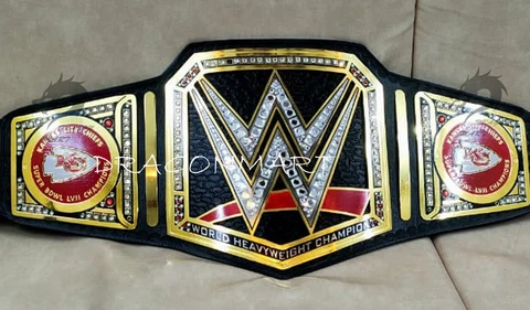 Kansas City Chiefs Championship Belt Super bowl LVII 57 Football NFL 2MM Brass Cover