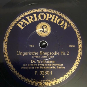 Franz Liszt ~ Ungarische Rhapsodie Nr. 2 - 78 RPM - Bild 1 von 2