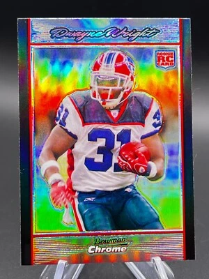 2007 Bowman Chrome Dwayne Wright #BC99 Refractor (RC) - Image 1 of 3