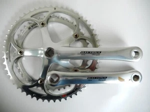 PÉDALIER ALUMINIUM CAMPAGNOLO DAYTONA  42/53 MANIVELLES 172.5 NEUF - Photo 1 sur 3