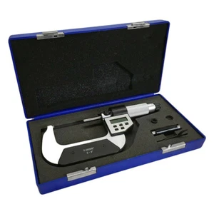 IP54 5-Key Electronic Dig. Outside Micrometers 0.00005" Range 2-3Inch/50-75mm - Picture 1 of 4