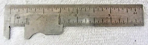 Vintage Brown & Sharpe Mfg. Co. No. 385 Zollstock 4 Zoll L Maschinist Schiebesschieber USA 🇺🇸 - Bild 1 von 3
