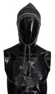 Dolce & Gabbana Gray Warm Fleece Ear Flaps Knit Beanie Hat - Picture 1 of 9