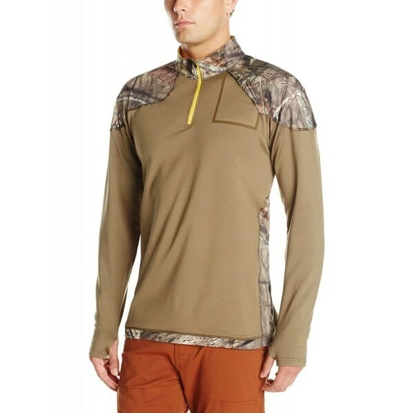 Yukon Gear Mossy Oak Quarter Zip Jacket Large Break Up Country - Image 1 of 1