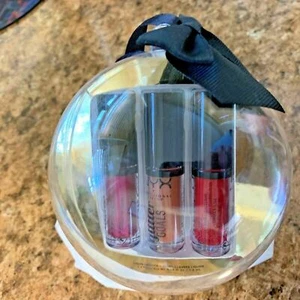 Neu NYX Love Lust Disco Weihnachtsschmuck flüssiger Lippenstift 3er Pack - Bild 1 von 2