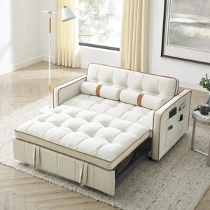 Sofá cama extraíble de 2 plazas sofá sofá sofá para oficina sala de estar EE. UU. - Imagen 1 de 19