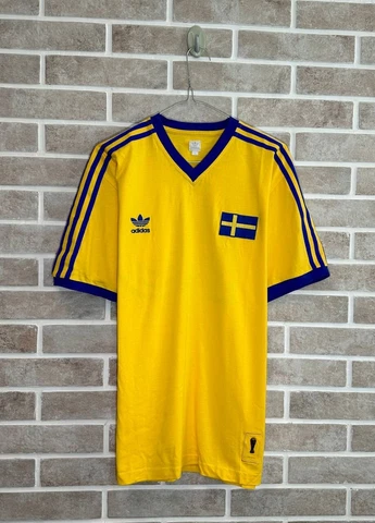 Adidas Sverige Sweden 1974 FIFA World Cup Tee Football t-shirt Cover
