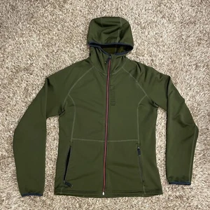 State of Elevenate Skiers Fleece Hood Jacket Men’s L Forrest Green Fullzip E11 - Picture 1 of 12