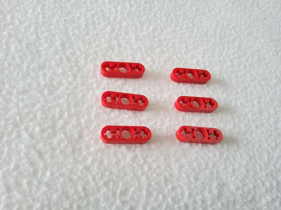 6 x NEW LEGO TECHNIC LIFTARM 1 x 3 THIN PART No : 4107824 6364451 RED - Image 1 of 1
