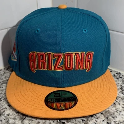 New Era Arizona Diamondbacks 59FIFTY MLB 20th Anniversary Fitted Hat Size 7 3/8 - Image 1 of 4