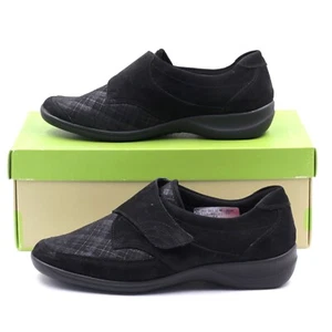 Waldläufer OrthoTritt Millu Damen Comfort Halbschuhe Weite M Schwarz Leder NEU - Bild 1 von 7