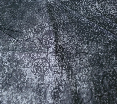 Scrollscapes BTY Dan Morris Quilting Treasures Gray / Black - Image 1 of 3