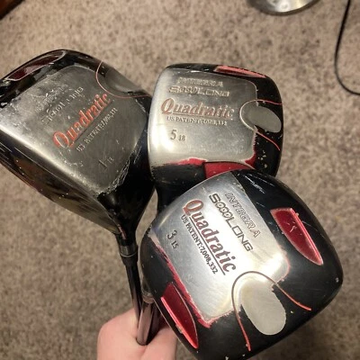 Set of 3 Integra SOOOLong Quadratic Driver & Woods, 1,3,5 LH Orbitor 35 Tour - Image 1 of 4