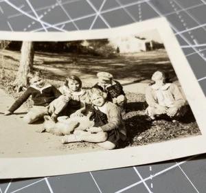 1930's Dallas Texas Children group Vintage Photo Portrait - Picture 1 of 11
