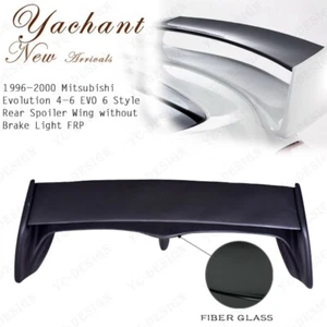 FRP Spoiler Trunk Wing w/o Light For 96-00 Mitsubishi Evolution 4-6 EVO 6-Style - Picture 1 of 24