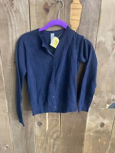 Kids Primary Sweatshirt Cardigan Navy Size 12 - Picture 1 of 4