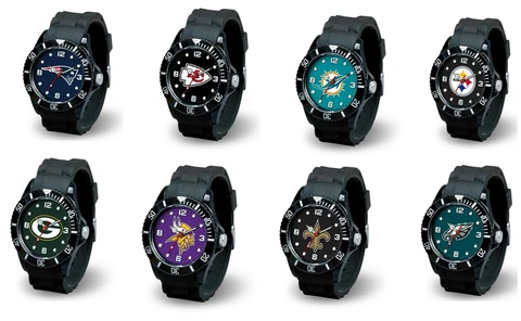 Men's Black watch NFL Football Team Spirit Watch - NFL - * Pick Your Team * Cover