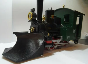 Schneepflug, Schneeschild für LGB 92079 Otto Dampflock Gartenbahn, Spur G - Bild 1 von 8