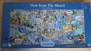 Gibson 636 Piece Jigsaw Puzzle - View From The Shard - Picture 1 of 3