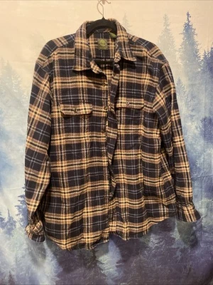 Timberland Pro Franela Abotonada A Cuadros Camisa Chaqueta Para Hombres Talla XL Foto 1 de 4