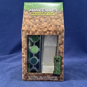 Minecraft “Paint Your Own Creeper” Ceramic Statue – 2019 Innovative Designs LLC, - Picture 1 of 9