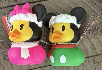 Tara Toys Disney Holiday Mickey & Minnie Mouse Jeep Patos de Goma Paquete de 2 Foto 1 de 2