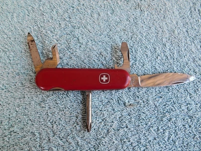 SWISS ARMY KNIFE by WENGER DELEMONT STAINLESS 7 MULTI TOOLS - Image 1 of 4