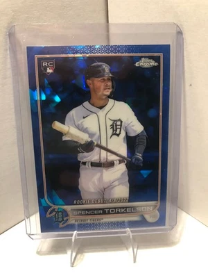 2022 Topps Chrome Update Sapphire #US231 Spencer Torkelson RC Rookie Card Debut - Image 1 of 2