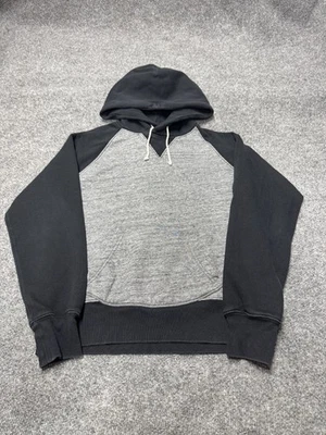 Sudadera con Capucha J Crew Vintage Polar Única V 2 Tonos Gris 07240 Hombres Pequeña Foto 1 de 4