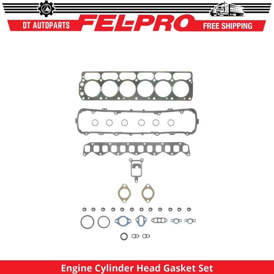 Juego de juntas de culata de motor Fel-Pro Fel-Pro 3,7 L L para camioneta Fargo D200 1966-1972 Foto 1 de 1