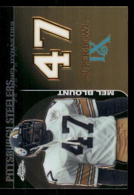2008 Topps Chrome Dynasties #DYNCMB Mel Blount - Image 1 of 2