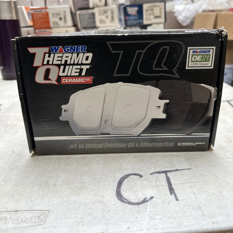 Комплект керамических термошиумных дисковых тормозных колодок Wagner Brake QC870 для 01–06 Lexus LS430 - Изображение 1 из 2