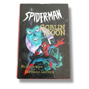 Spider-Man: Goblin Moon Hardcover 1st Print 1999 Marvel Novel Busiek Archer OOP - Picture 1 of 2