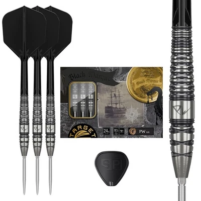 Target Japan Black Marque PW G2 90% Tungsten SP Steel Tip Darts - image 1 of 4