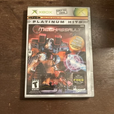 MechAssault Platinum Hits (Xbox Original, 2002) Complete W/ Manual & Tested - Image 1 of 4