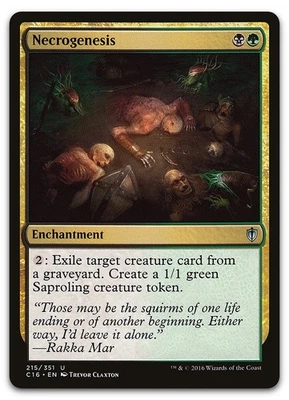 Necrogenesis #215 (NM) Commander 2016 C16 Magic MTG - Image 1 of 2