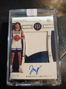 2022-2023 Panini National Treasures Josh Minott RPA/99 - Picture 1 of 2