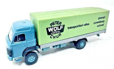 RMM Roskopf 430 Lastzug Saurer - Peter Wolf Söhne Chur - Schweiz - HO H0 1:87 - Bild 1 von 4