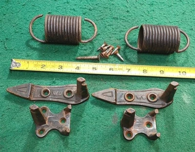 Piezas originales de hierro fundido estampadas antiq/de colección W.S.  , para una mecedora, con HD Foto 1 de 4