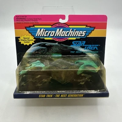 Star Trek Next Generation Collection #3 Micro Machine Klingon Borg Romulan 1993 - Image 1 of 2