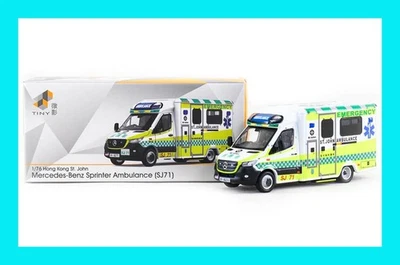 AUG 2025 TINY #25 MERCEDES BENZ Sprinter W907 St. John Ambulance (SJ71) 1/76 - Image 1 of 4