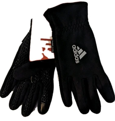 Adidas Cold.RDY Comfort Fleece Lightweight man black gloves size L/XL Brand New - Image 1 of 3