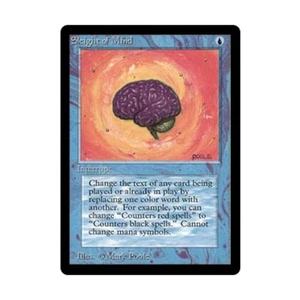 WOTC MtG Beta Sleight of Mind (R) EX+ - Picture 1 of 1