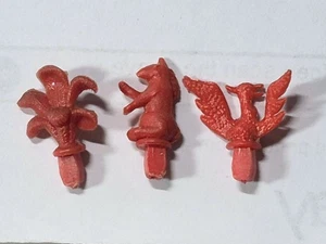 Vintage Britains Historic Series Swoppet Medieval Lancaster Knight Helmet Crests - Bild 1 von 1