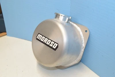 Líquido de arrefecimento vintage 63651 Moroso alumínio redondo 1,5 QT tanque radiador - Imagem 1 de 4