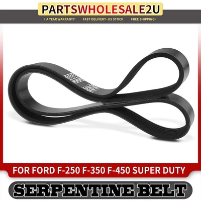 Cinturón serpentino 39,31" para Ford F-250 F-450 F-350 F-550 Super Duty 08-10 Porsche Foto 1 de 4